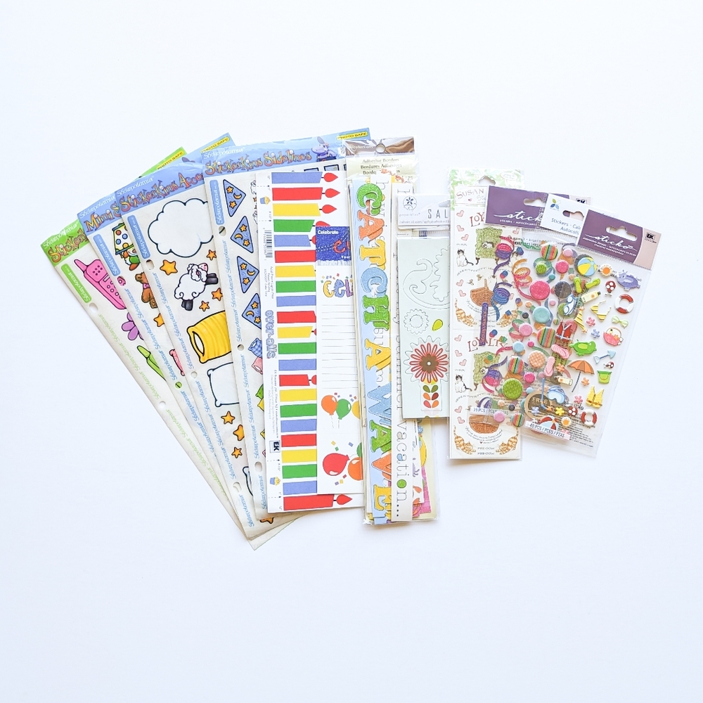 SET Scrapbook & Sticker & Embellishments Pack - Picture 3 of 13